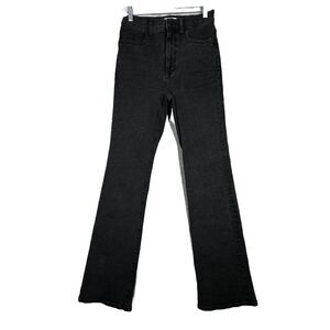 Madewell Jeans Women 4 27" Washed Black Skinny Flare Neutral Minimal Grunge Punk